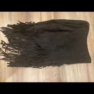 Express Suede Skirt - Western Style